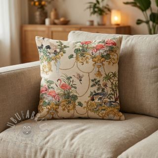 Dekorativna tkanina GOBELIN premium Flamingo Luxury