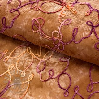 Pamuk TIE DYE Chenille ela design A