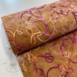 Pamuk TIE DYE Chenille ela design A