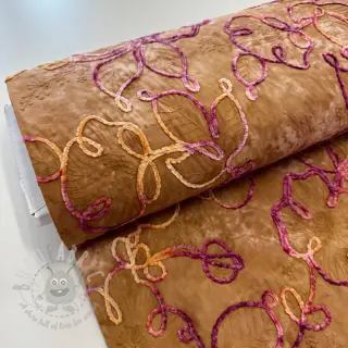 Pamuk TIE DYE Chenille ela design A