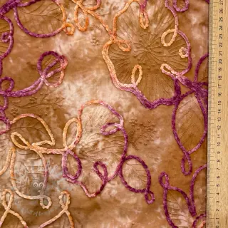 Pamuk TIE DYE Chenille ela design A