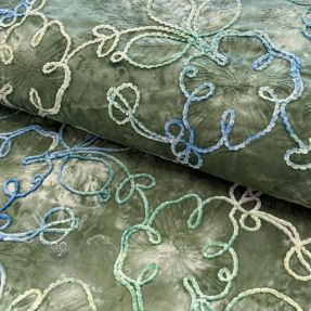 Pamuk TIE DYE Chenille ela design B