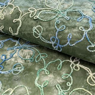 Pamuk TIE DYE Chenille ela design B