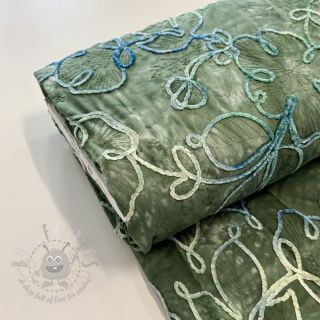 Pamuk TIE DYE Chenille ela design B