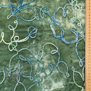 Pamuk TIE DYE Chenille ela design B