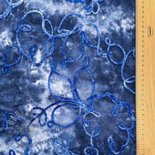 Pamuk TIE DYE Chenille ela design C