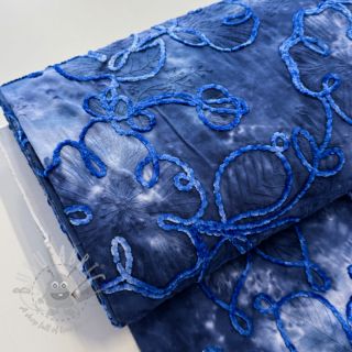 Pamuk TIE DYE Chenille ela design C