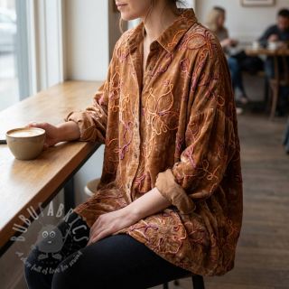 Pamuk TIE DYE Chenille ela design A