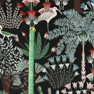 Dekorativna tkanina jacquard Botanic Paradise Bird