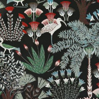 Dekorativna tkanina jacquard Botanic Paradise Bird