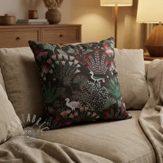 Dekorativna tkanina jacquard Botanic Paradise Bird