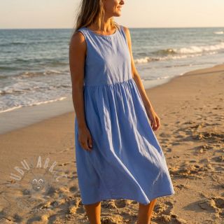 Pamučna tkanina WASHED lavender