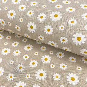 Dekorativna tkanina Linenlook Daisies