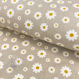 Dekorativna tkanina Linenlook Daisies