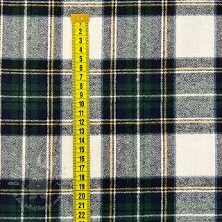 Pamučna tkanina YARN DYED CHECK BRUSHED Daniel ecru navy