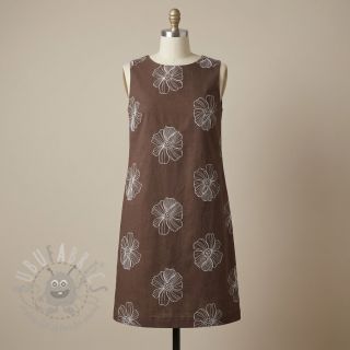 Viskoza s lanom EMBROIDERY Flower Maya brown