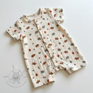 Tetra Tkanina/Muslin Forest animals ORGANIC SIMPLY NATURAL