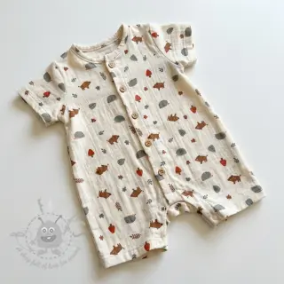 Tetra Tkanina/Muslin Forest animals ORGANIC SIMPLY NATURAL