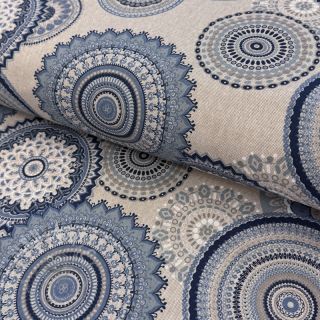 Dekorativna tkanina Linenlook premium Geometric mandala