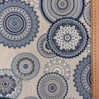 Dekorativna tkanina Linenlook premium Geometric mandala