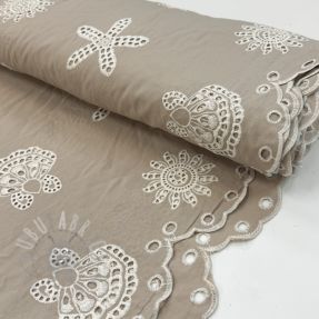 Pamuk EMBROIDERY Sea ornaments natural