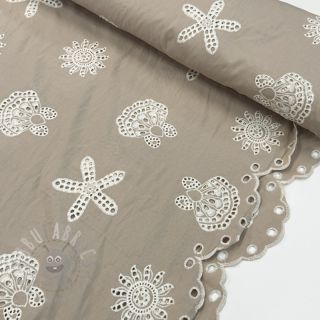 Pamuk EMBROIDERY Sea ornaments natural