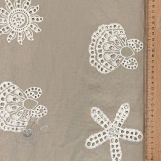 Pamuk EMBROIDERY Sea ornaments natural