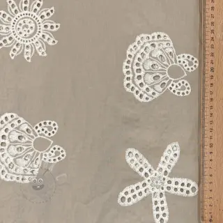 Pamuk EMBROIDERY Sea ornaments natural