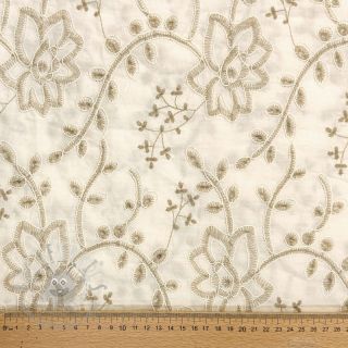 Pamuk VOILE EMBROIDERY Kiara off white
