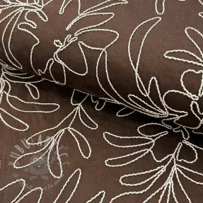 Semiš rastezljivi Tape flower dark brown