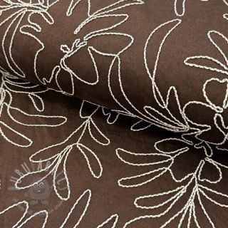 Semiš rastezljivi Tape flower dark brown