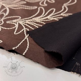 Semiš rastezljivi Tape flower dark brown