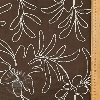 Semiš rastezljivi Tape flower dark brown