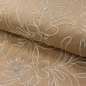 Semiš rastezljivi Tape flower beige