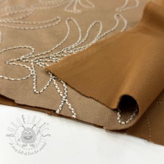 Semiš rastezljivi Tape flower beige