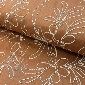 Semiš rastezljivi Tape flower cinnamon