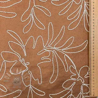 Semiš rastezljivi Tape flower cinnamon