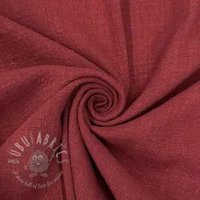 Pamučna tkanina SLUB WASHED wine red