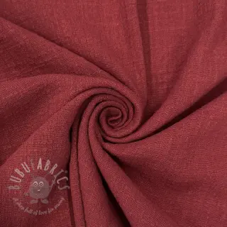 Pamučna tkanina SLUB WASHED wine red