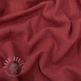 Pamučna tkanina SLUB WASHED wine red