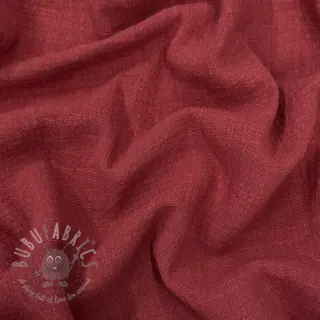 Pamučna tkanina SLUB WASHED wine red