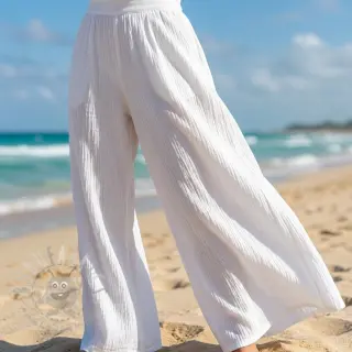 Pamučna tkanina WASHED white