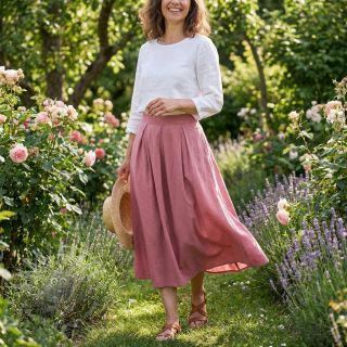 Pamuk WASHED dark blush