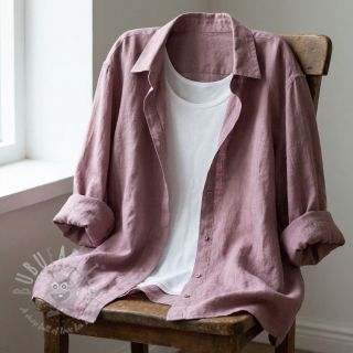 Pamučna tkanina SLUB WASHED lavender