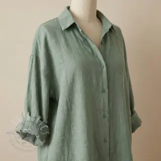 Pamuk SLUB WASHED old green
