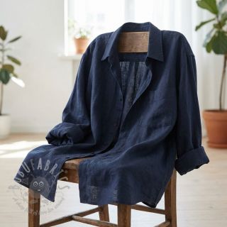 Pamuk SLUB WASHED navy