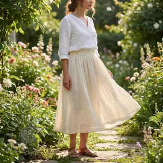 Pamučna tkanina SLUB WASHED SIMPLY NATURAL