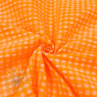 Pamuk YARN DYED NEON SMALL Checks orange