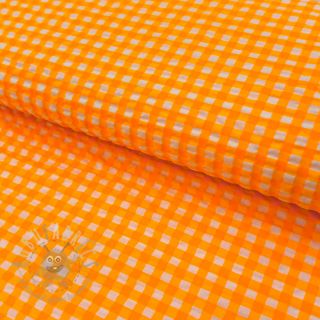 Pamuk YARN DYED NEON SMALL Checks orange