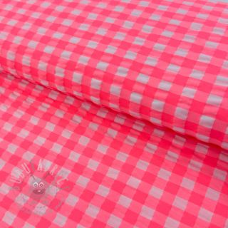 Pamuk YARN DYED NEON BIG Checks pink